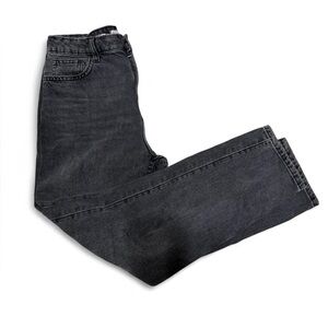 Mango Black/Dark Gray Straight Jeans